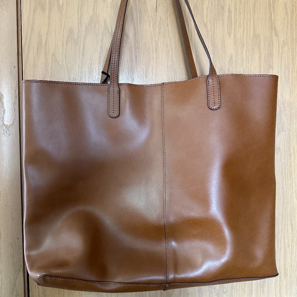 genuine leather tote bag